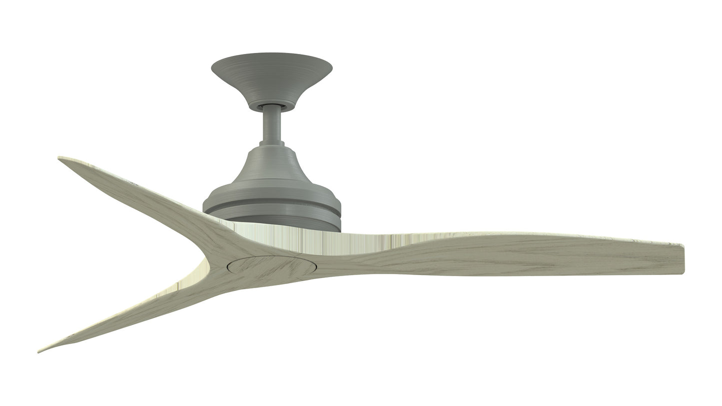 Spitfire Galvanized Motor with Light Oak Blades