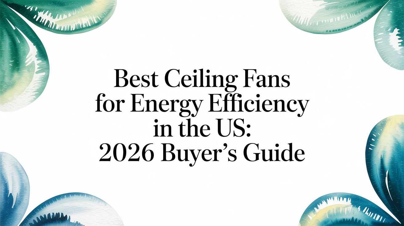 Best ceiling fans for energy efficiency in the US: 2026 Buyer's Guide ...