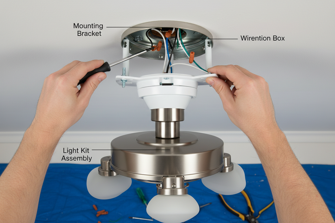 How to Install a Ceiling Fan With Lights A Pro DIY Guide