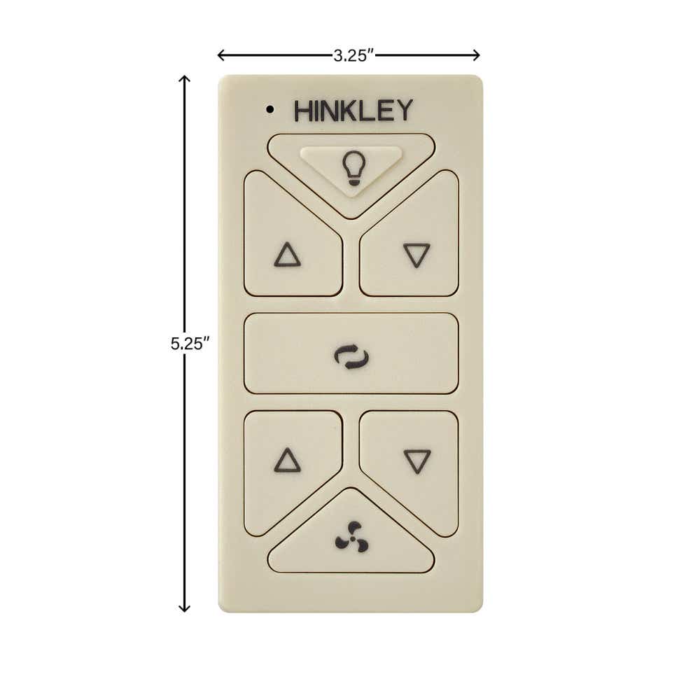 Hiro Reversing Control Hinkley Light Almond Remote Control