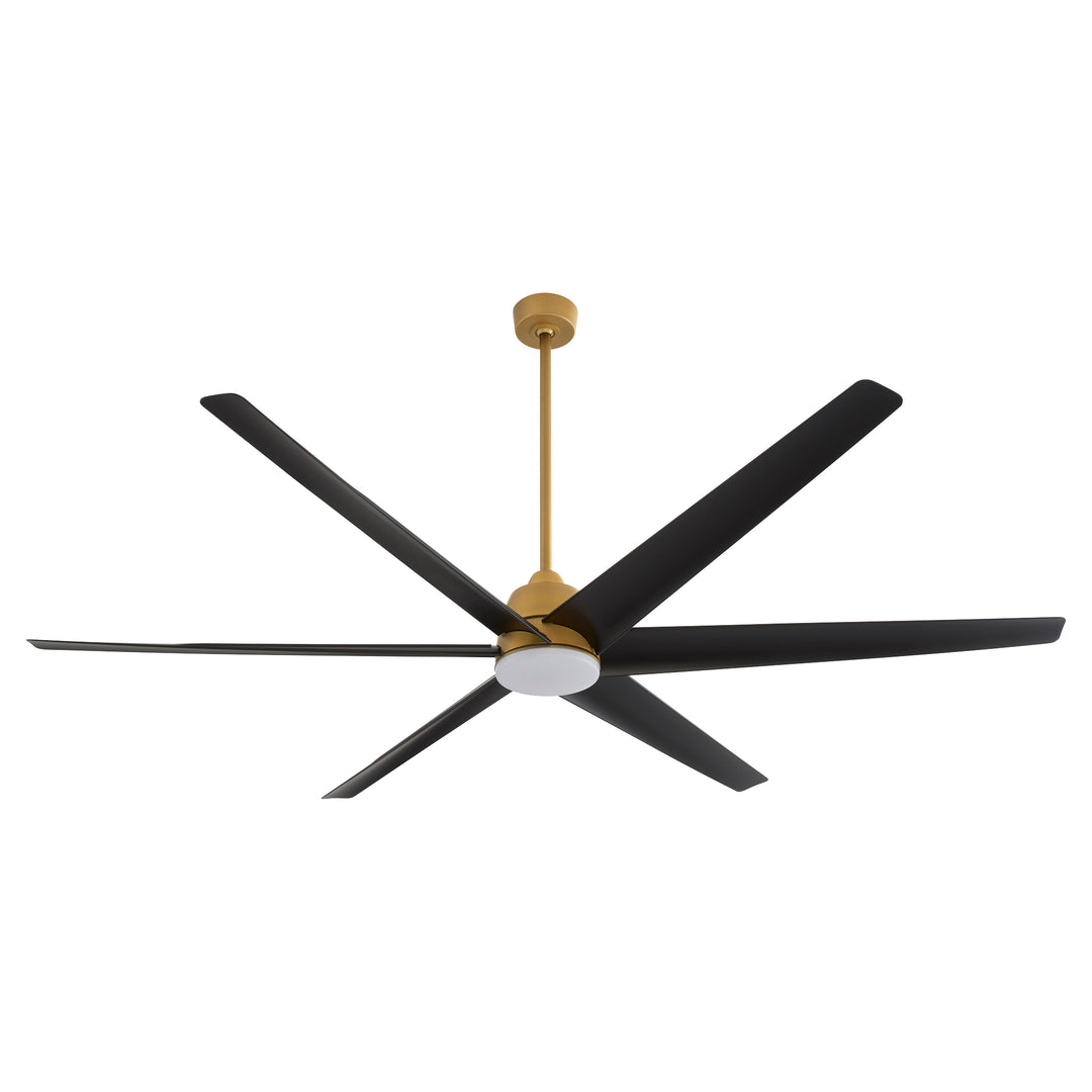 Quorum Spree 84 Brushed Brass Ceiling Fan Blades