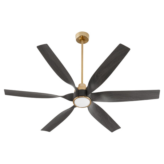Quorum Kimbo 60 Aged Brass Ceiling Fan Blades