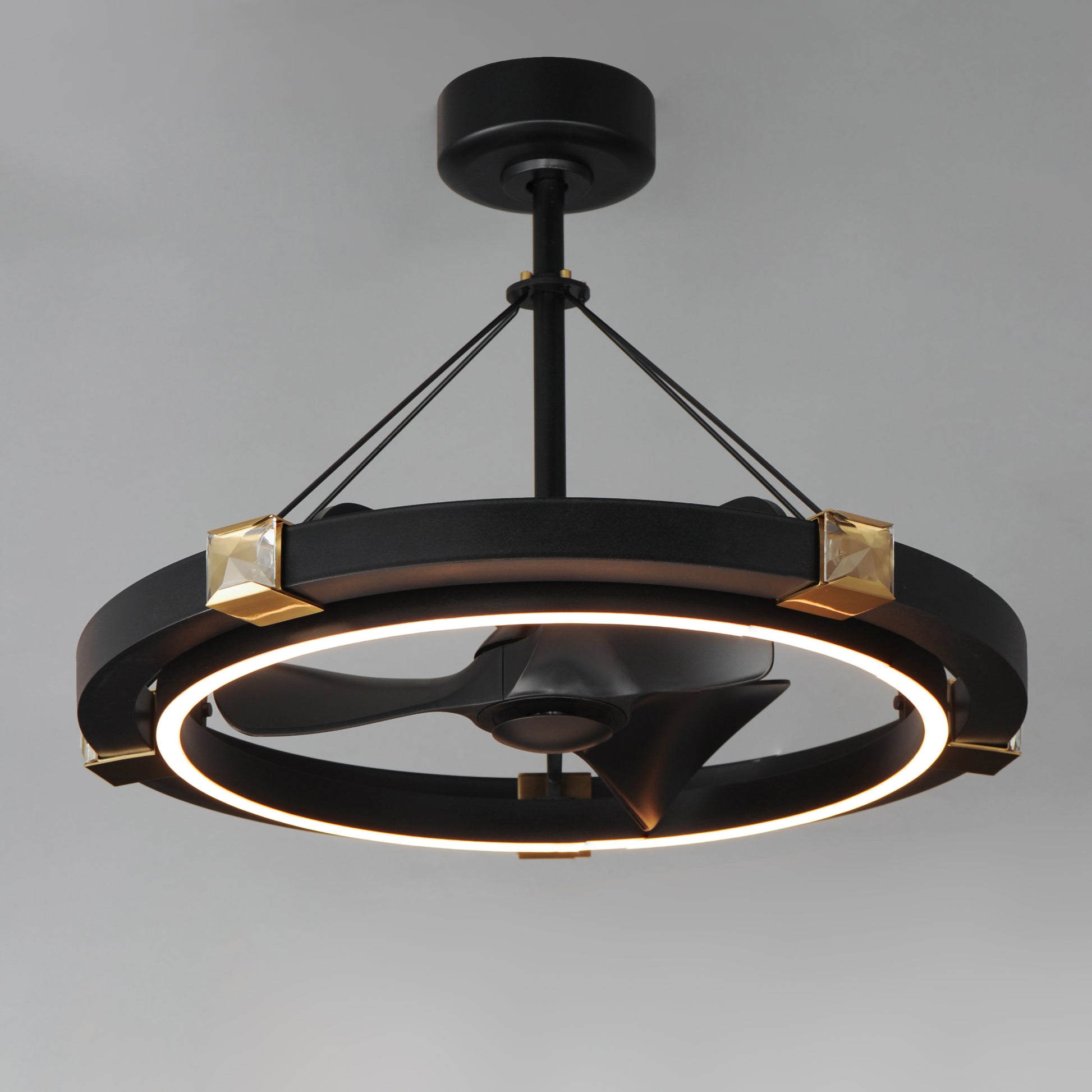 Maxim Jewel 33 Black/Gold Ceiling Fan Blades