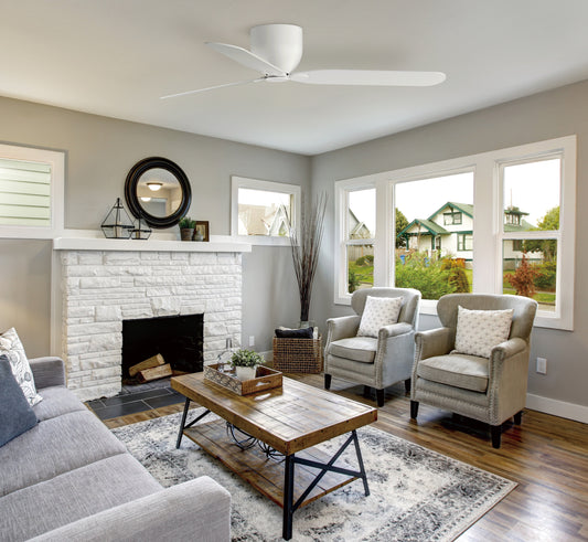 Maxim Lowell 52 Matte White Ceiling Fan Blades