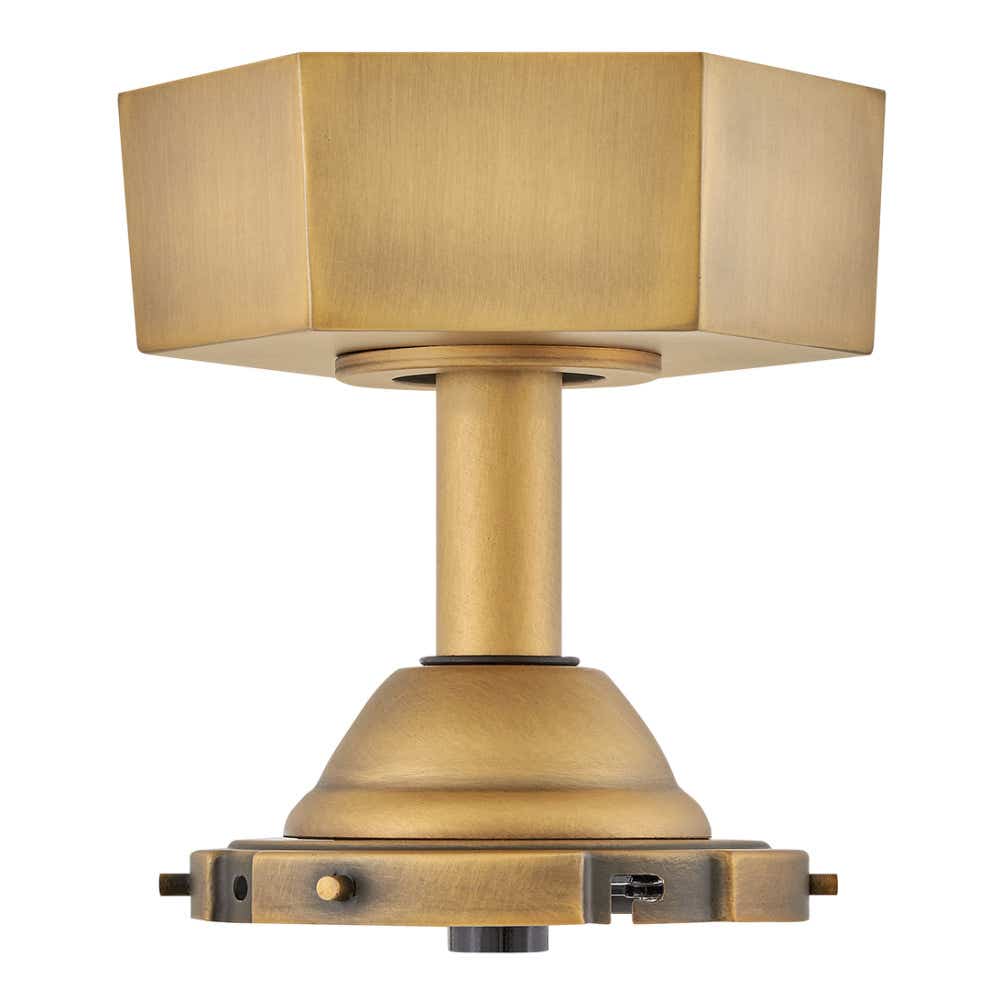 Downrod Adapter Kit Hinkley Only Facet Fan Heritage Brass Downrod
