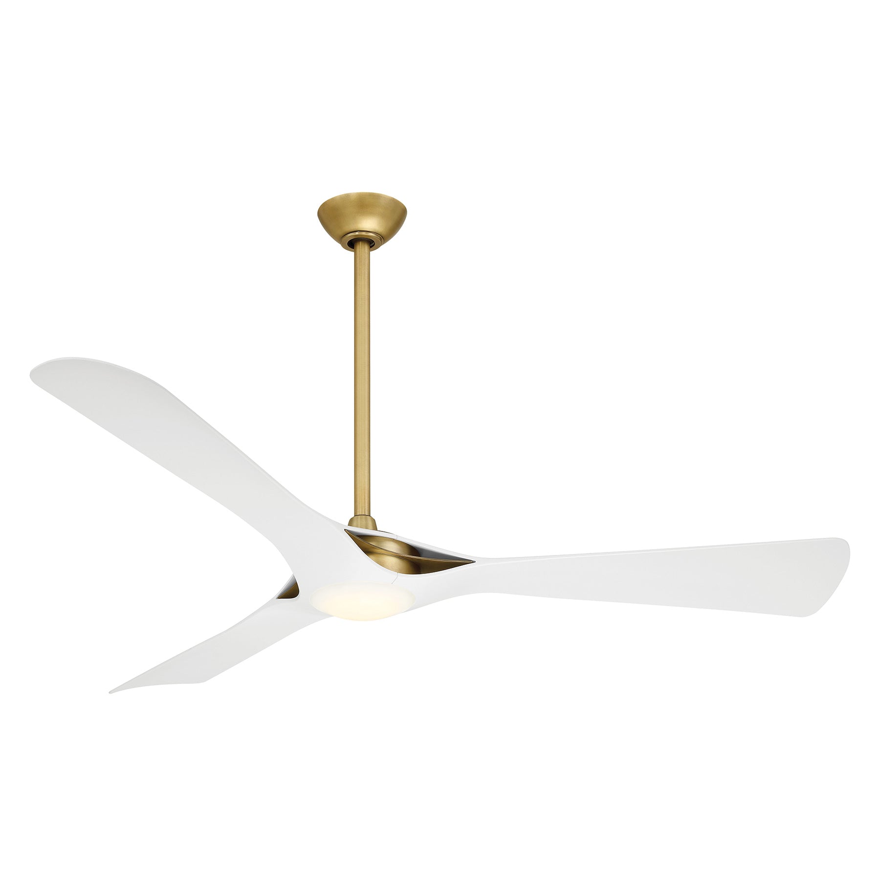 Minka Bridge 60 Legacy Brass/ White Ceiling Fan Blades