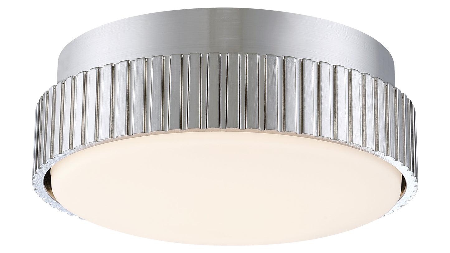 Kute Knurled Light Kit Brushed Nickel Light Kit