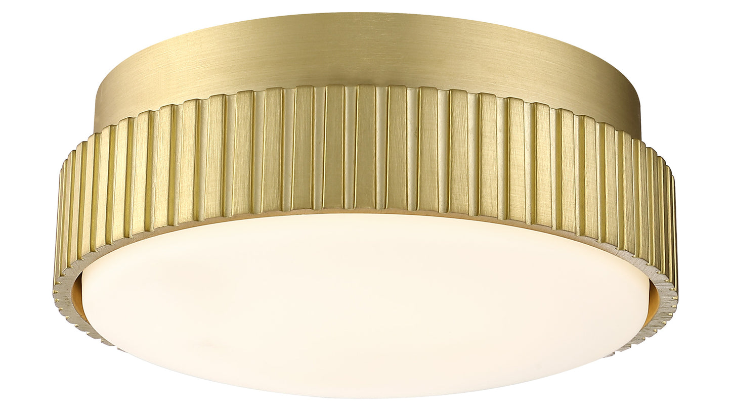 Kute Knurled Light Kit Satin Brass Light Kit