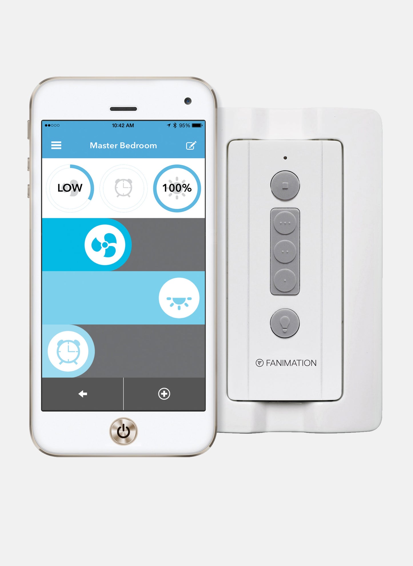 Fanimation BTCR9 Fansync, Bluetooth Wall Contro