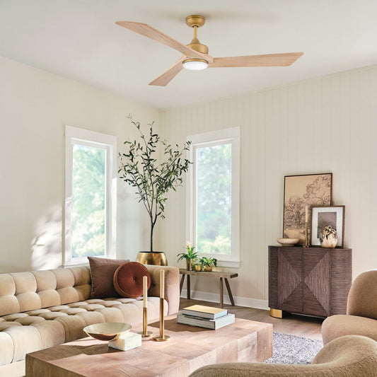 Hinkley Sculpt 60 Heritage Brass Ceiling Fan Blades