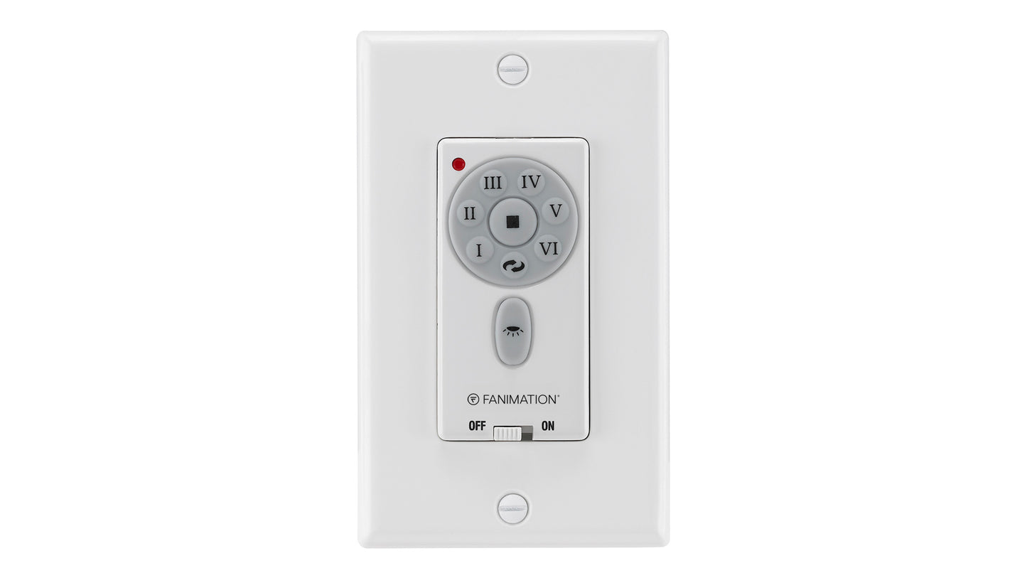Fanimation TW30WH Wall Control Remote Control